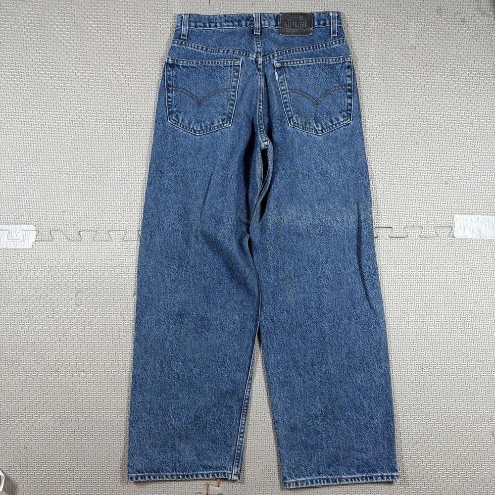 VTG 1997 Levis Silvertab 28x28 Loose Baggy Wide Leg Student Fit Skater Y2K Men's